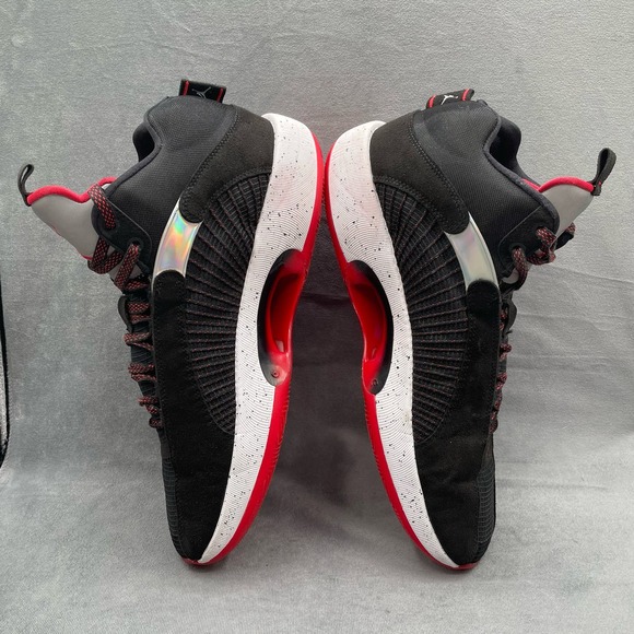 Nike Jordan 35 Bred Sneakers Men’s US 12.5 Black Red CQ4227-030 - Picture 7 of 11
